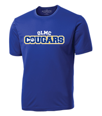 OLMC Cougars Youth Dri-Fit T-Shirt with Printed Logo