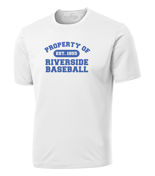 Property of Riverside Baseball Adult Dri-Fit Tee