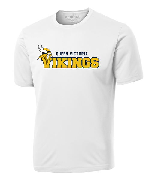 Queen Victoria Adult Dri-Fit T-Shirt with Printed Logo