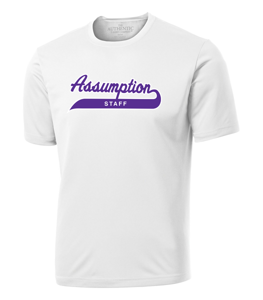 Assumption Staff Adult Dri-Fit T-Shirt with Printed Logo