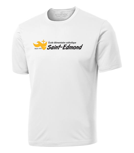 Saint-Edmond Adult Dri-Fit T-Shirt with Printed Logo