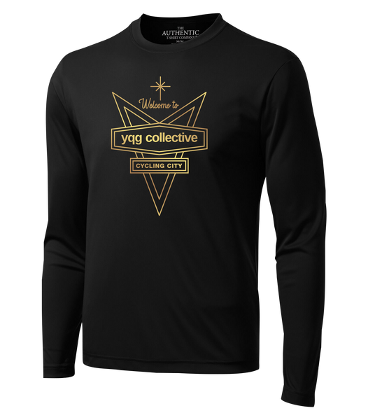 Welcome to YQG Collective Dri-Fit Long Sleeve with Gold Printed Logo