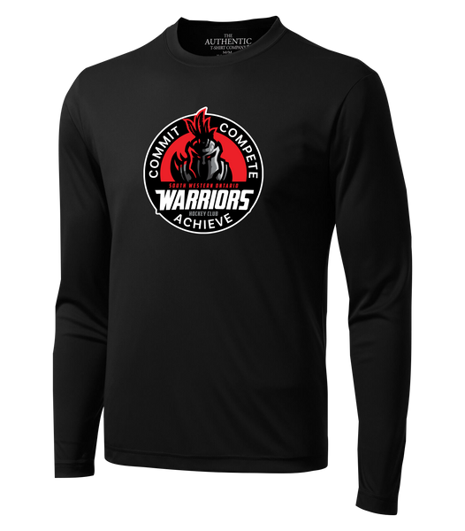 SWO Warriors Badge Adult Dri-Fit Long Sleeve with Printed Logo