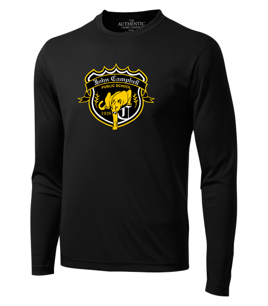 John Campbell Youth Dri-Fit Long Sleeve with Printed Logo