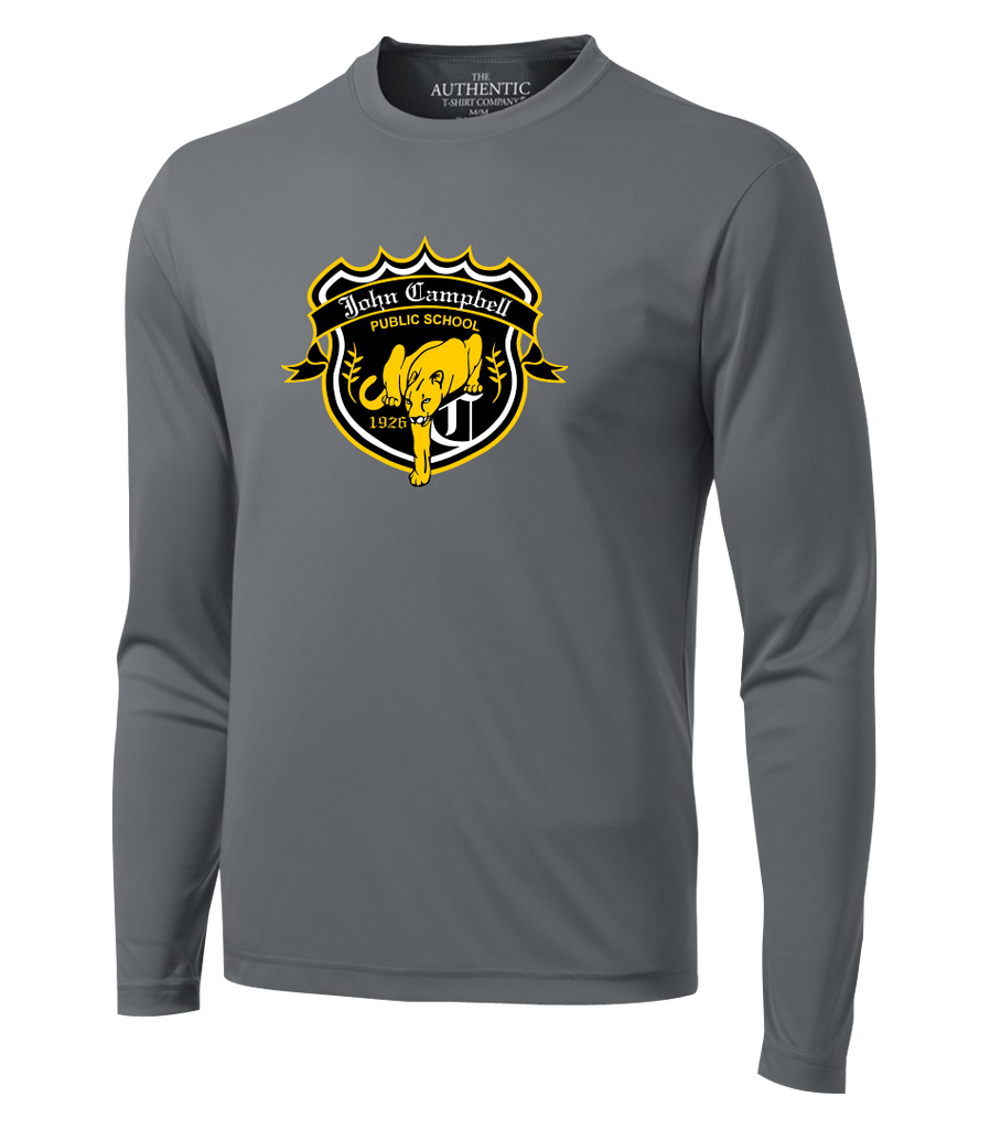 John Campbell Adult Dri Fit Long Sleeve with Printed Logo