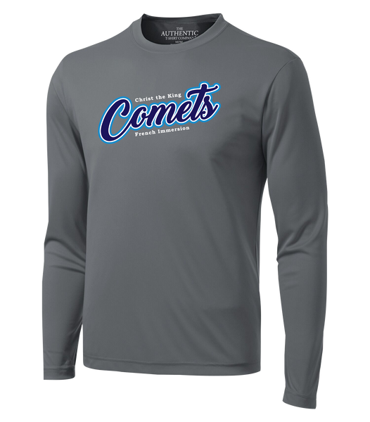 Comets Adult Dri-Fit Long Sleeve with Printed Logo