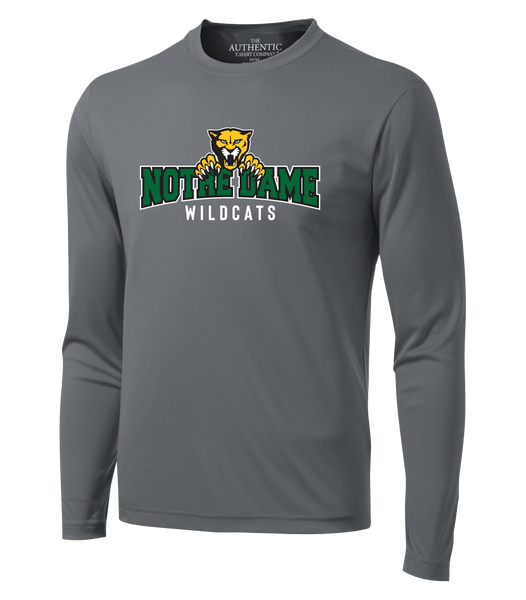 Wildcats Dri-Fit Long Sleeve with Printed Logo YOUTH