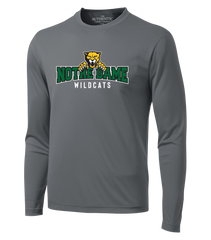 Wildcats Dri-Fit Long Sleeve with Printed Logo ADULT