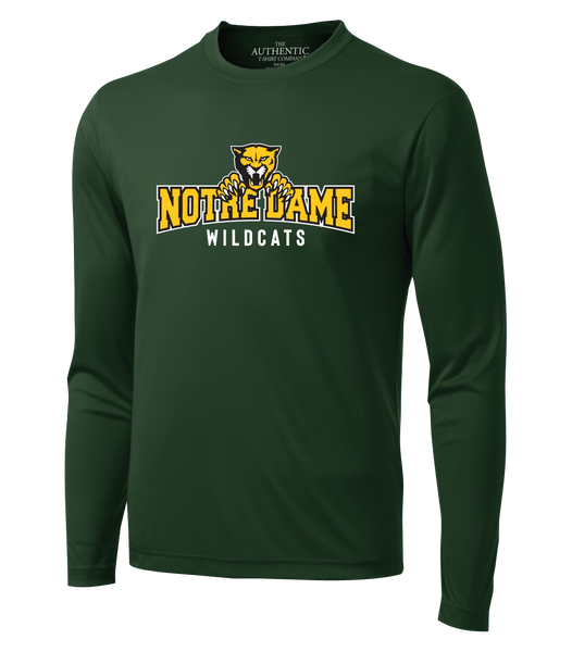 Wildcats Dri-Fit Long Sleeve with Printed Logo YOUTH