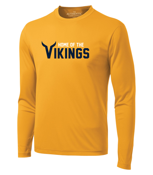 Vikings Staff Adult Dri-Fit Long Sleeve with Printed Logo