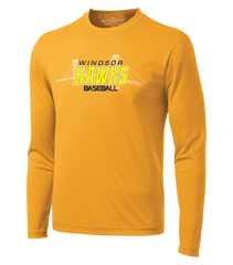 Windsor Hawks Baseball Adult Dri-Fit Long Sleeve with Printed Logo