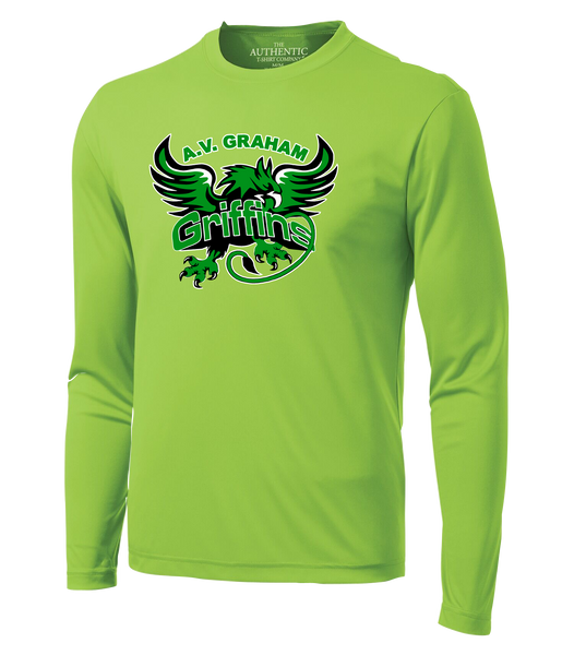 Griffins Adult Dri-Fit Long Sleeve with Printed Logo