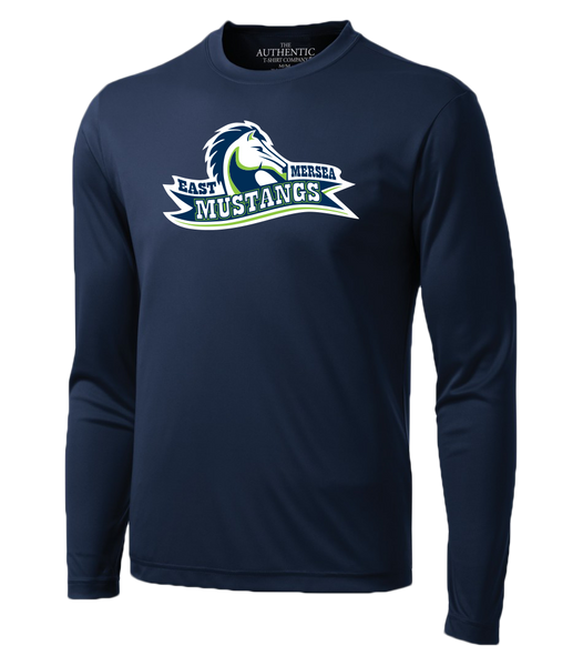 East Mersea Youth Dri-Fit Long Sleeve with Printed Logo