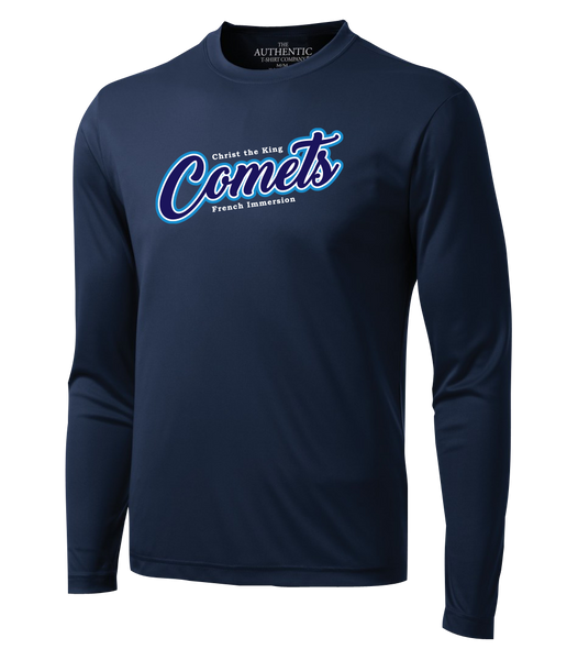 Comets Youth Dri-Fit Long Sleeve with Printed Logo