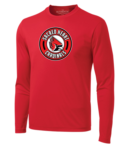 Sacred Heart Cardinals Adult Dri-Fit Long Sleeve with Printed Logo