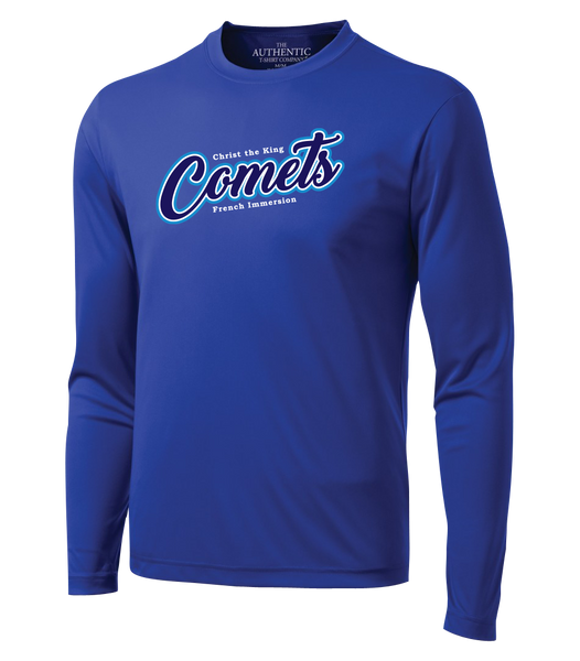 Comets Adult Dri-Fit Long Sleeve with Printed Logo