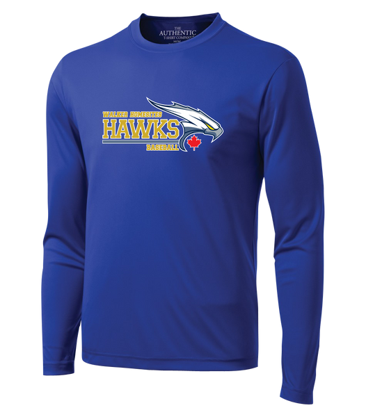 Walker Hawks Youth Dri-Fit Long Sleeve with Printed Logo