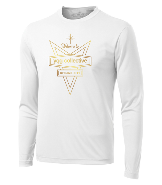 Welcome to YQG Collective Dri-Fit Long Sleeve with Gold Printed Logo