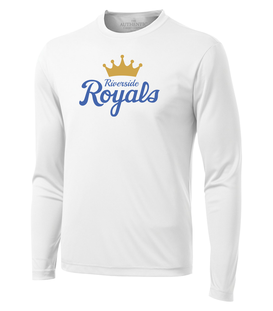Royals Adult Crown Script Dri Fit Long Sleeve Wear it Proud