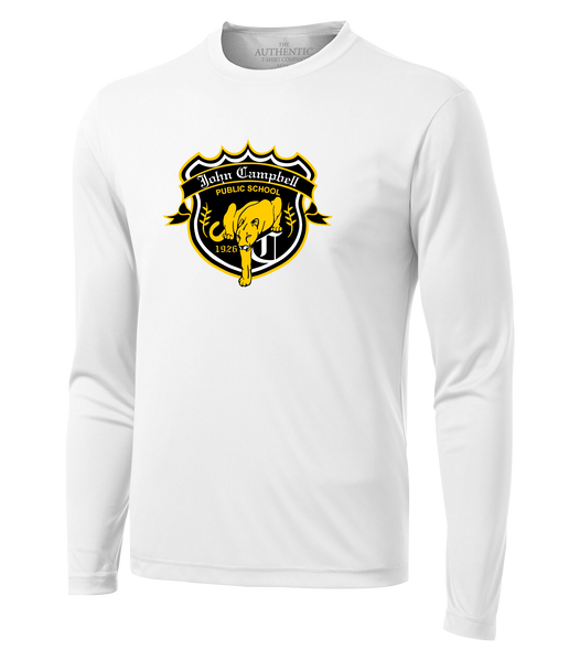 John Campbell Youth Dri-Fit Long Sleeve with Printed Logo