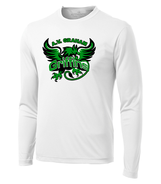 Griffins Adult Dri-Fit Long Sleeve with Printed Logo