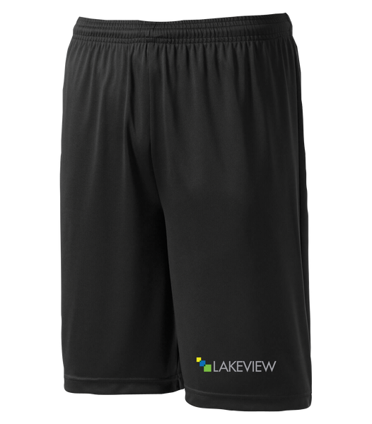 Lakeview Adult Team Shorts with Printed Logo