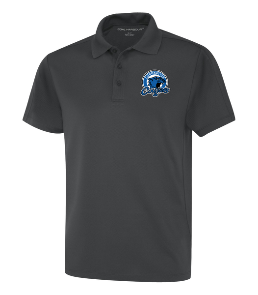 Coronation Cougars Staff Adult Sport Shirt with Embroidered Logo
