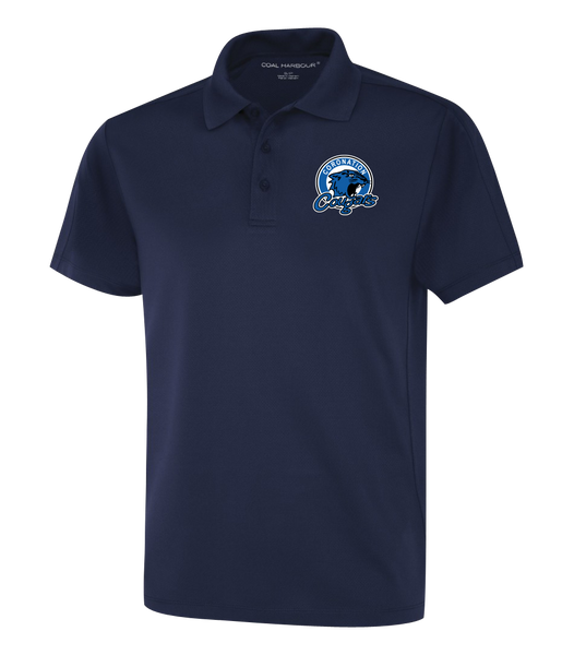 Coronation Cougars Staff Adult Sport Shirt with Embroidered Logo