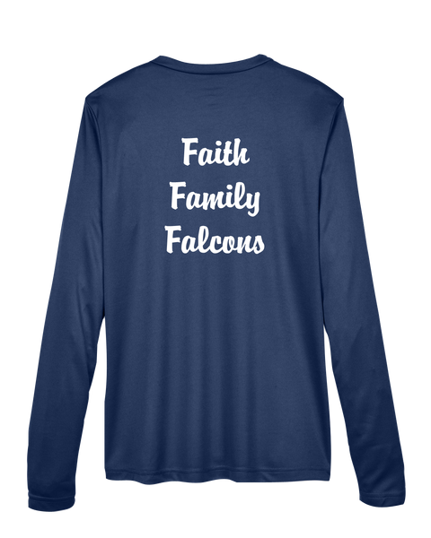 St. Rose Staff Ladies "Faith Family Falcons" Performance Long-Sleeve T-Shirt