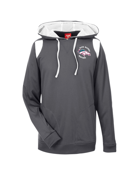 Mustang Staff Adult Performance Hoodie with Embroidered Logo