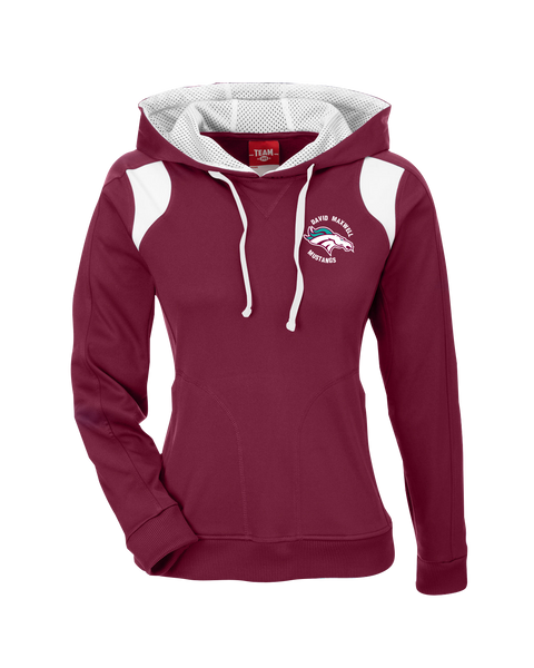 Mustang Staff Ladies Performance Hoodie with Embroidered Logo