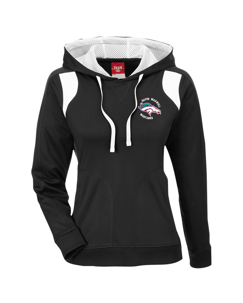 Mustang Staff Ladies Performance Hoodie with Embroidered Logo