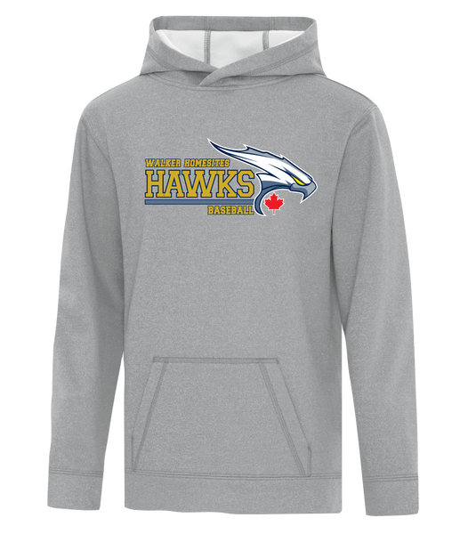 Walker Hawks Youth Dri-Fit Hoodie with Printed Logo