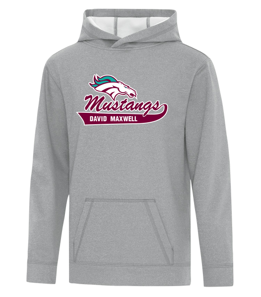 Mustangs Youth Dri-Fit Hoodie With Embroidered Logo