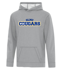 OLMC Cougars Youth Dri-Fit Hoodie With Printed Logo