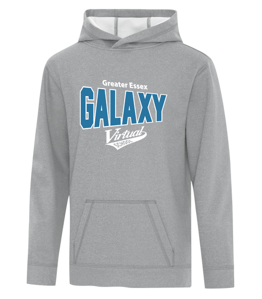 Galaxy Virtual School Youth Dri-Fit Hoodie With Personalized Lower Back