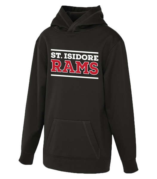 St. Isidore Rams Youth Dri-Fit Hoodie With Printed logo