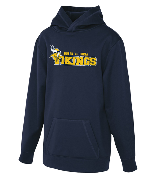 Queen Victoria Youth Dri-Fit Hoodie With Embroidered Logo