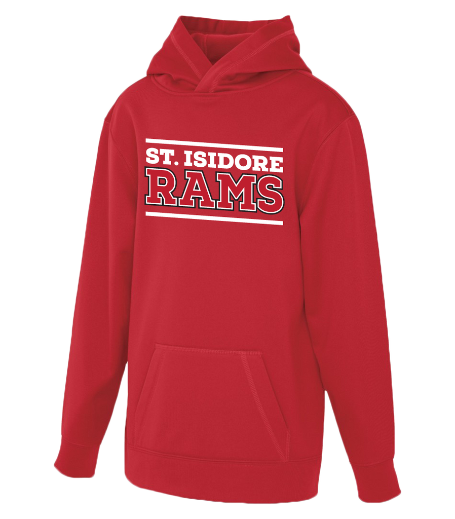 St. Isidore Rams Youth Dri-Fit Hoodie With Printed logo