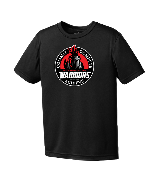 SWO Warriors Badge Youth Dri-Fit T-Shirt with Printed Logo