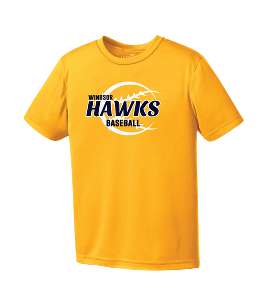 Hawks Baseball Adult Dri-Fit T-Shirt with Printed Logo