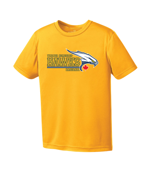 Walker Hawks Youth Dri-Fit T-Shirt with Printed Logo