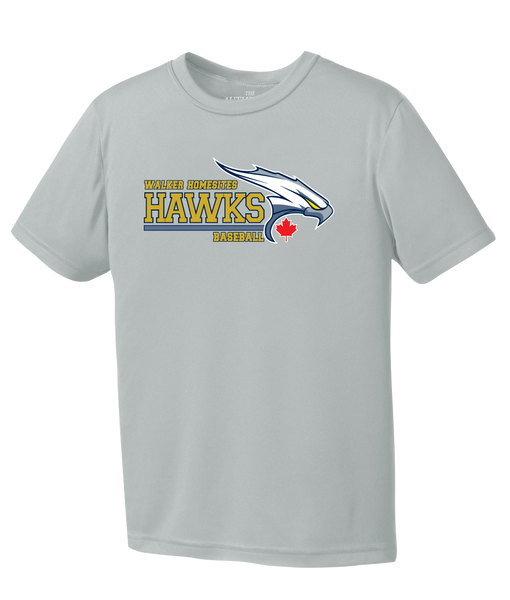 Walker Hawks Youth Dri-Fit T-Shirt with Printed Logo