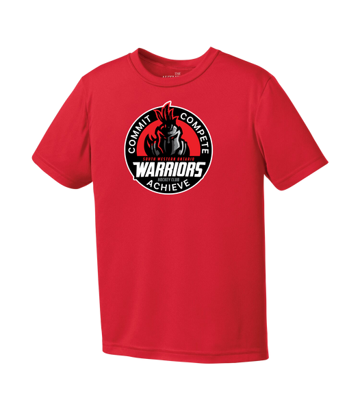 SWO Warriors Badge Youth Dri-Fit T-Shirt with Printed Logo