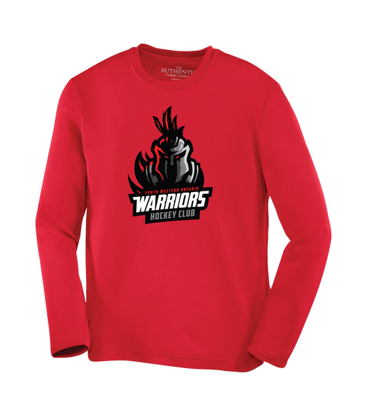 SWO Warriors Youth Dri-Fit Long Sleeve with Printed Logo