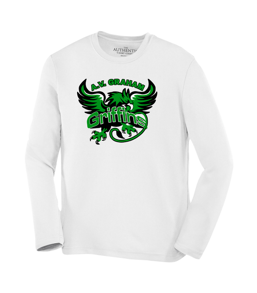 Griffins Youth Dri-Fit Long Sleeve with Printed Logo